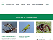 Tablet Screenshot of invasieve-exoten.nl